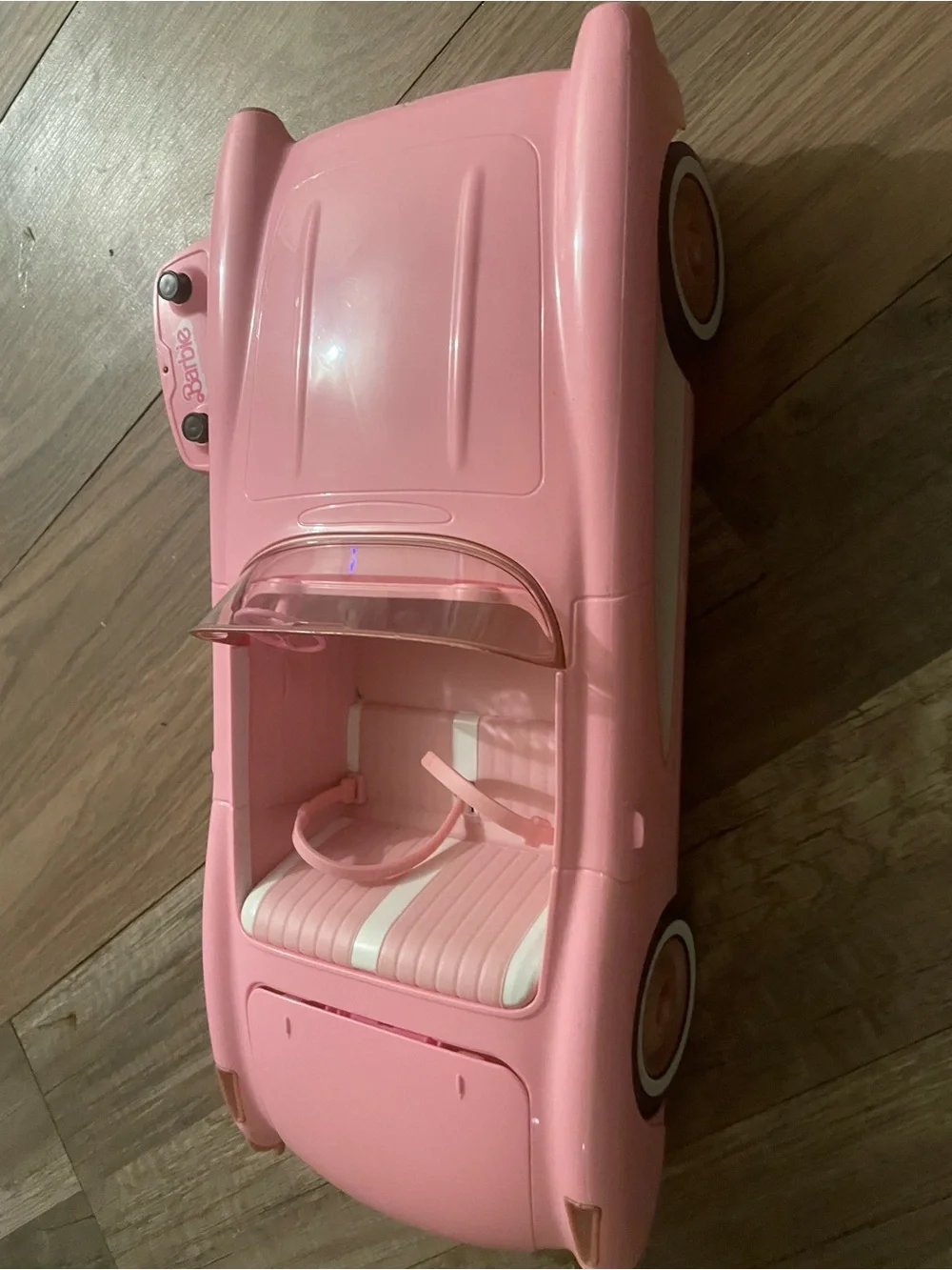 Barbie Pink Convertible RC Car with Matching Remote